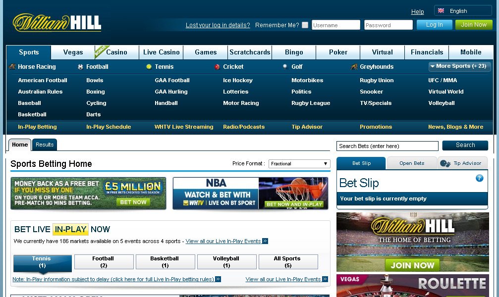 William Hill bookmaker anmeldelse