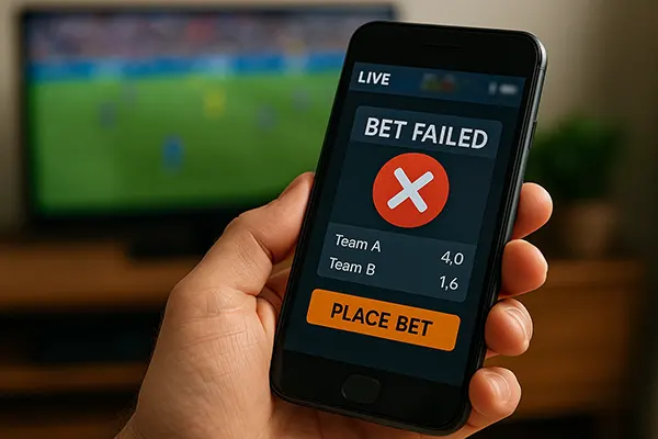 Varsel på bettingskjerm