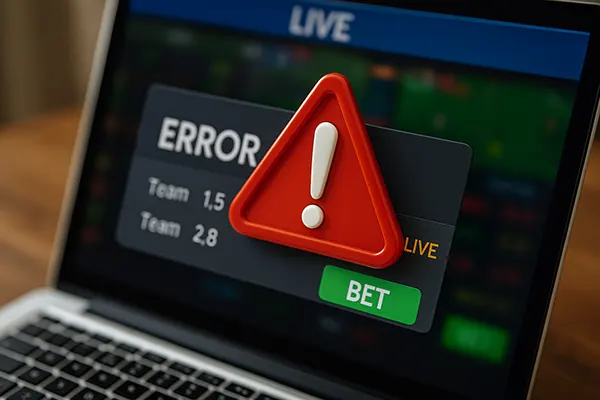 Varsel på bettingskjerm