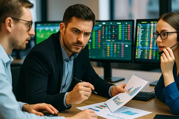 Trader i arbejde